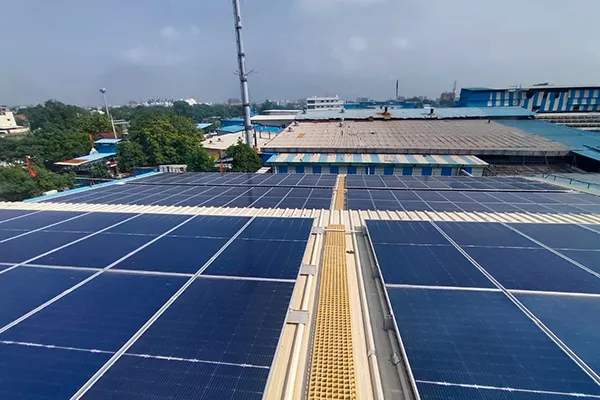 460 kW solar plant Narol, Ahmedabad, Gujarat
