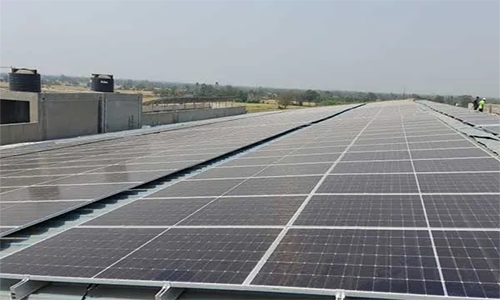 530 KW solar plant
