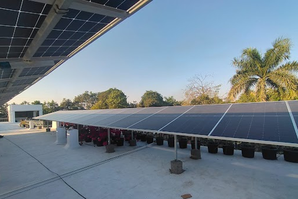 95 KW Solar Panel Plant Ahmedabad