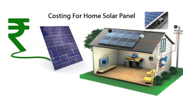 Costing For Home Solar Panel