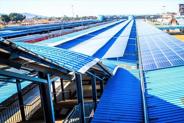 Solar power for railway
