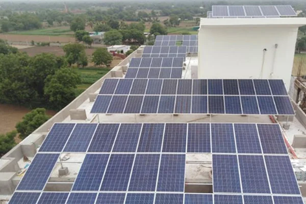 72 KW solar plant Gandhinagar